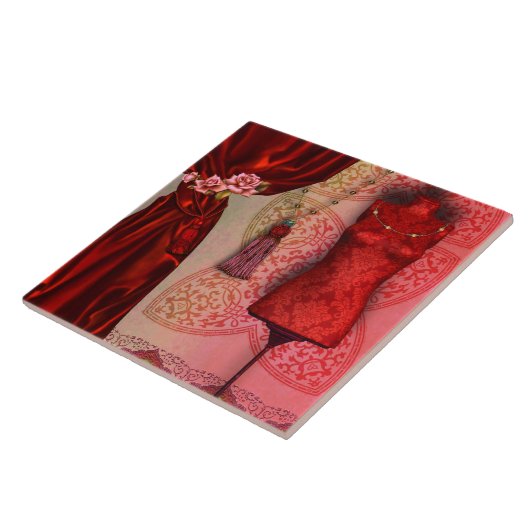 Viktorianische Arabeske, OPHELIA - Gothique Fliese (Seite)