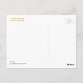 Viktorianische Architektur Postkarte (Rückseite)