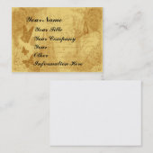 Viktorianische Artgeschäfts-Visitenkarteschablone Visitenkarte (Vorne/Hinten)