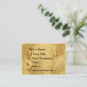 Viktorianische Artgeschäfts-Visitenkarteschablone Visitenkarte (Stehend Vorderseite)