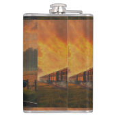 Viktorianische Bahnreise - Dampfzug Flachmann (Rückseite)