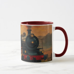Viktorianische Bahnreise - Dampfzug Tasse