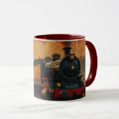Viktorianische Bahnreise - Dampfzug Tasse (VorderseiteRechts)