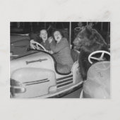 Viktorianische Bärenreitwagen Postkarte (Vorderseite)