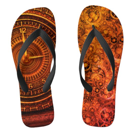 Viktorianische Barockuhr Badesandalen (Fußbett)