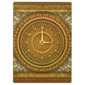 Viktorianische Barockuhr Klemmbrett (Rückseite)