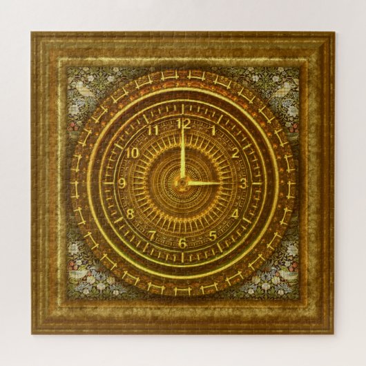 Viktorianische Barockuhr Puzzle (Horizontal)