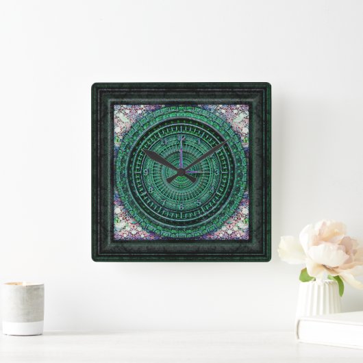 Viktorianische Barockuhr Quadratische Wanduhr (Zuhause)