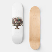 Viktorianische Bavaria-Blumenvase Skateboard (Vorderseite)