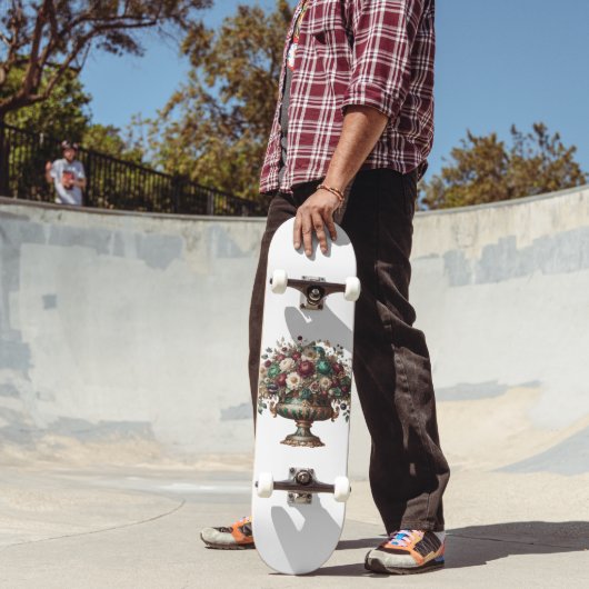 Viktorianische Bavaria-Blumenvase Skateboard (Außenbereich 2)