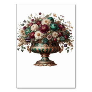 Viktorianische Bavaria Blumenvase Tischnummer