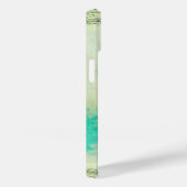 Viktorianische Bilderrahmen-Skizze aquamarine Crem Case-Mate iPhone Hülle (Rückseite / Rechts)