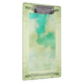 Viktorianische Bilderrahmen-Skizze aquamarine Crem Klemmbrett (Rechts)