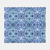 Viktorianische blaue Fleece-Decke Fleecedecke (Vorderseite (Horizontal))