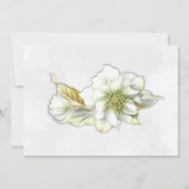 viktorianische blorweiche Verlobung Einladung (Rückseite)