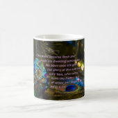 Viktorianische Blue Bible Verse Kaffee Tasse (Mittel)