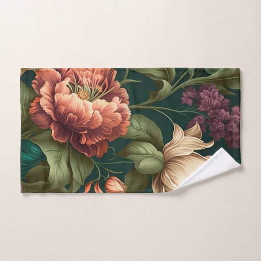 Viktorianische Blume Badetuch Set (Handtuch)