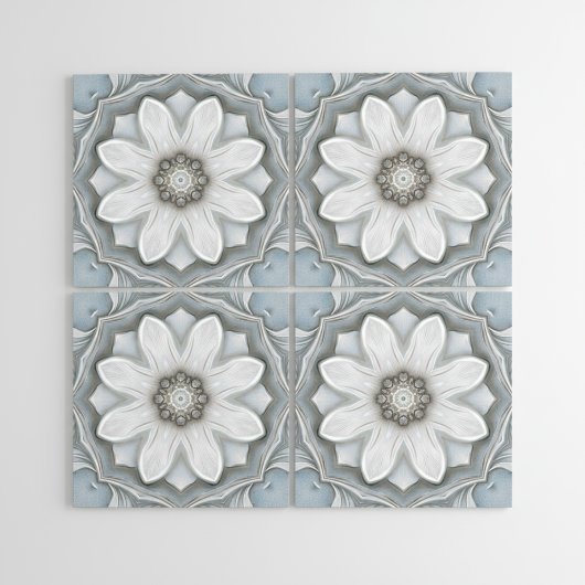 Viktorianische Blume  Fliese