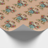 Viktorianische Blume Geschenkpapier (Ecke)