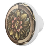 Viktorianische Blume Keramikknauf (Rechts)
