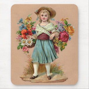 Viktorianische Blume Mousepad