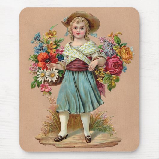 Viktorianische Blume Mousepad (Vorne)
