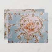 Viktorianische Blume - Postkarte / UAWG Dusche (Vorne/Hinten)