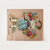 Viktorianische Blume Wandteppich (Vorderseite (Horizontal))