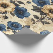 Viktorianische Blumen Geschenktasche Geschenkpapier (Ecke)
