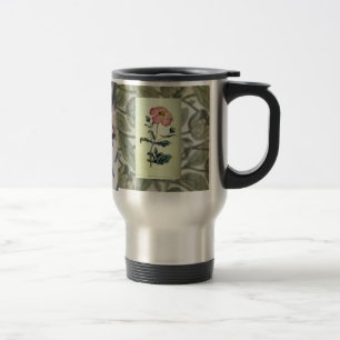 Viktorianische Blumen-rostfreie Tasse