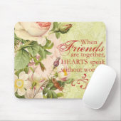 Viktorianische Blumenfreundschaft Mousepad (Mit Mouse)