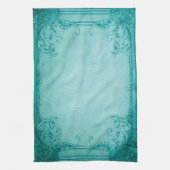 Viktorianische blumengeschmückte Rose Blume und Sc Geschirrtuch (Vertikal)