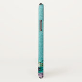 Viktorianische blumengeschmückte Rose elegant aqua Case-Mate iPhone Hülle (Hinten/Rechts)