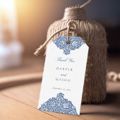 Viktorianische Blumenhochzeit Vielen Dank Geschenkanhänger