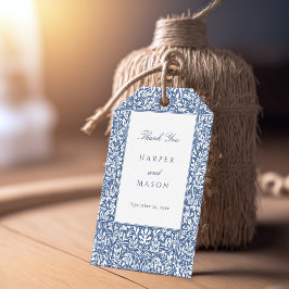 Viktorianische Blumenhochzeit Vielen Dank Geschenkanhänger