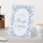 Viktorianische Blumenkarte Hier finden Sie Blaue R Sockelschild (In SItu)