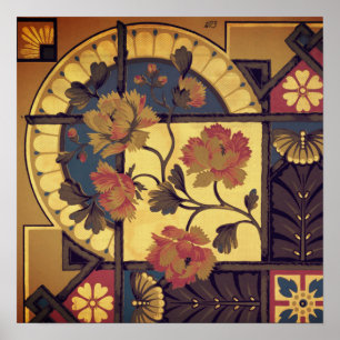 Viktorianische Blumenkunst und Kunsthandwerk Poster