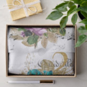 Viktorianische Blumenmusikkollektion Seidenpapier (Geschenk)