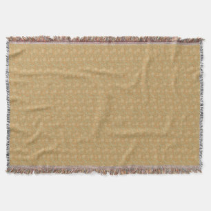 Viktorianische Blumentapete in Butterbecher-Rugs Decke
