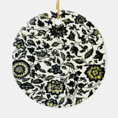 Viktorianische Blumenziermuster Keramik Ornament (Hinten)