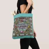 Viktorianische blumige Fruchtbackextrakte Tasche (Von Nahem)