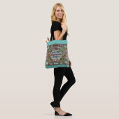 Viktorianische blumige Fruchtbackextrakte Tasche (Am Model)