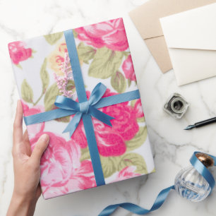 Viktorianische blutende Rose Geschenkpapier