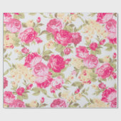 Viktorianische blutende Rose Geschenkpapier (Flach)