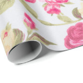 Viktorianische blutende Rose Geschenkpapier (Rolleneckpunkt)