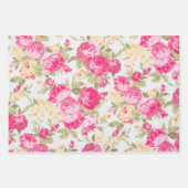 Viktorianische blutende Rose Geschenkpapier Set (Vorderseite)