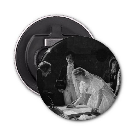 Viktorianische Braut Flaschenöffner (Vorderseite)