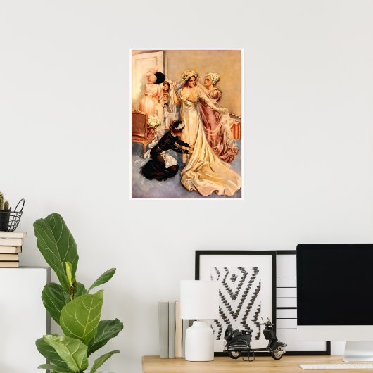 Viktorianische Braut Poster (Heimbüro)
