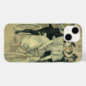 Viktorianische Braut und großräumiges Fahrrad Case-Mate iPhone Hülle (Rückseite (Horizontal))