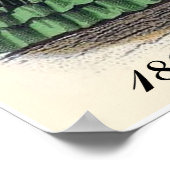 Viktorianische Bride Illistration Fashions Poster (Ecke)